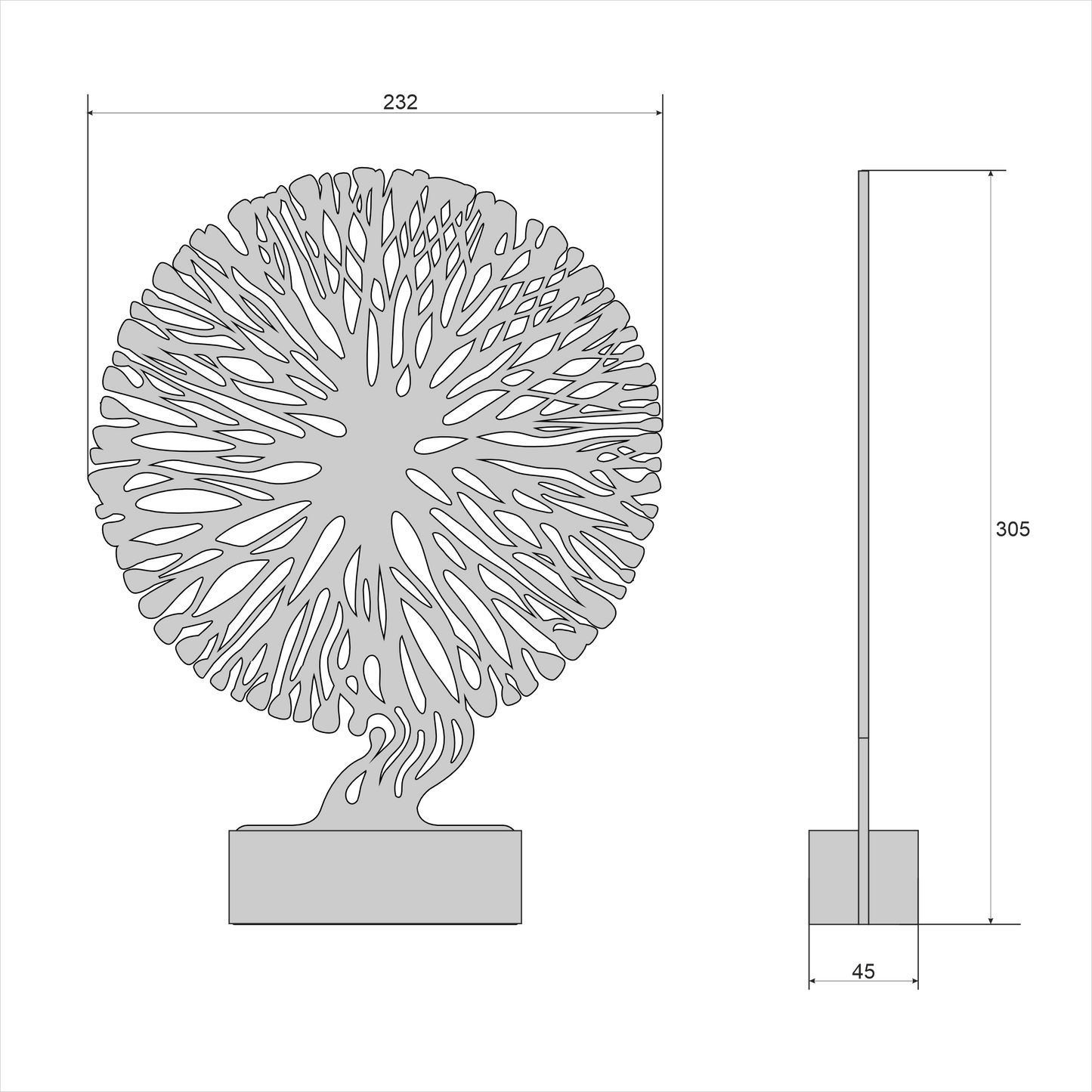 Abstract Wooden Sculpture №4