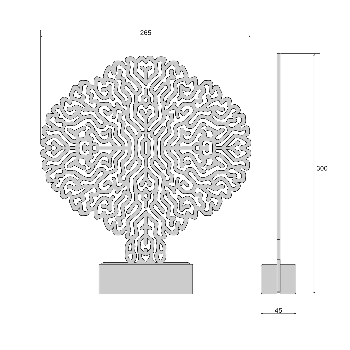 Abstract Wooden Sculpture №7
