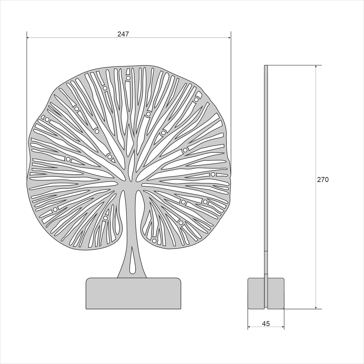 Abstract Wooden Sculpture №8