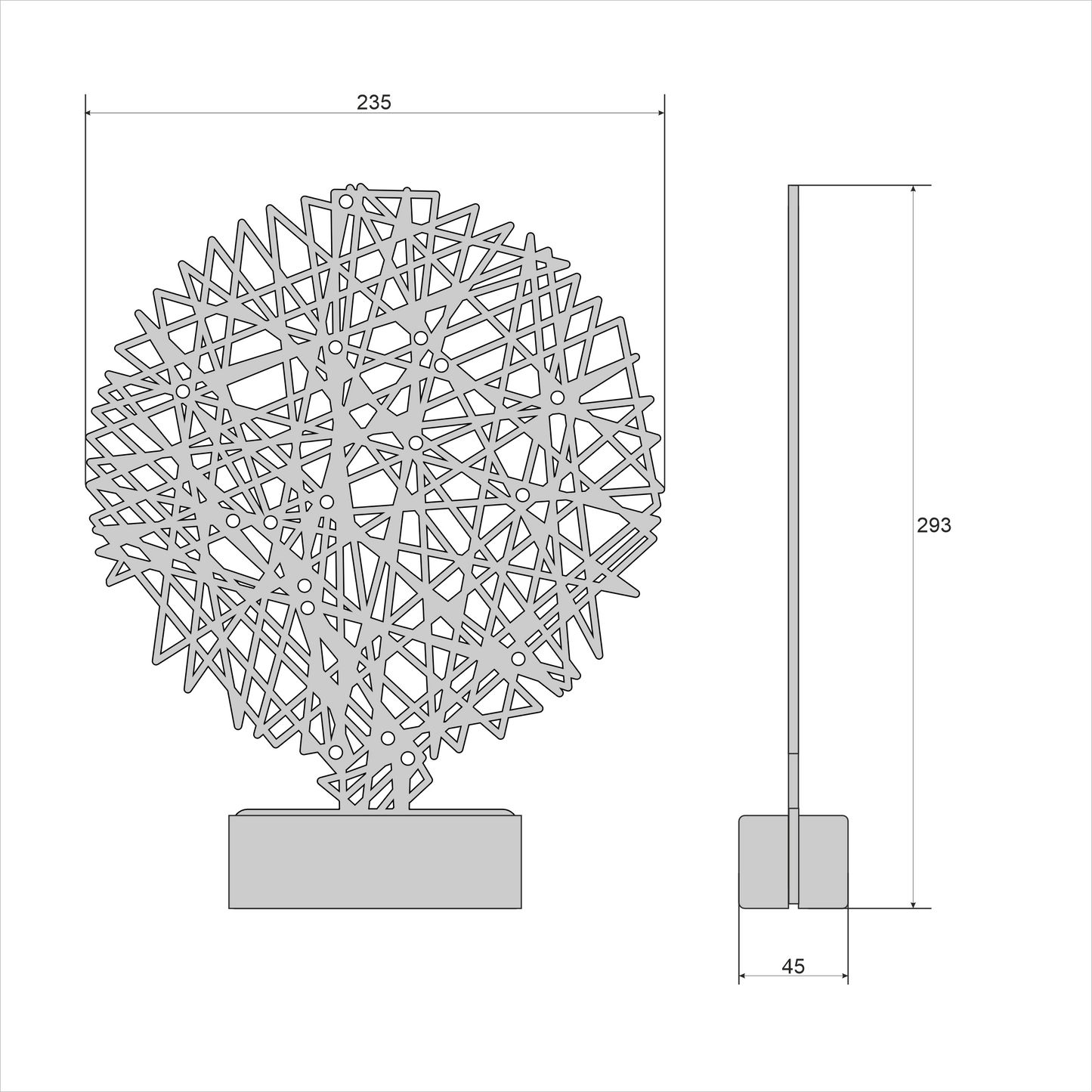 Abstract Wooden Sculpture №14